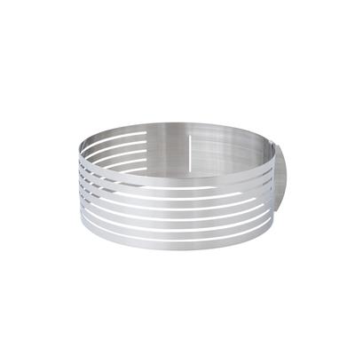 Couronne de Tigre Argent 207 x 192 x 70mm Trancheur à Gâteau Cadre en Acier Inoxydable Compatible avec 15cm et 18cm 1726 Trancheur/Découpeur 18-8 18-8