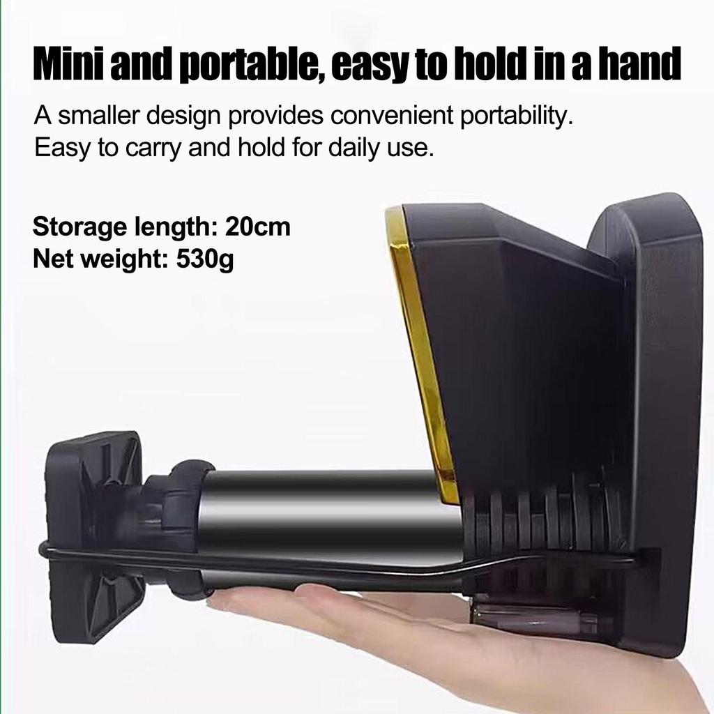 Lightweight Bike Foot Pump With Pressure Gauge, 120PSI Portable Car Tire Inflator For Motorcycle Sedan SUV Bike Electric Toys