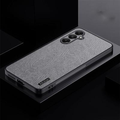 Luxury Leather Case For Galaxy A25 Case Samsung A25 5G Cover Bark Texture Shockproof Back Cover for Samsung Galaxy A25 5G Bumper