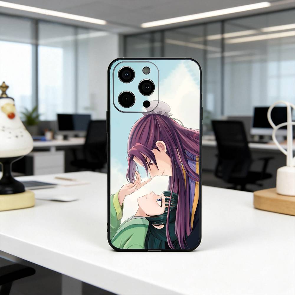 

A-Apothecary D-Diaries Jinshi-adj Phone Case For iPhone 17,16,15,14,13,12,11 Plus,Pro Max,XS,Soft Silicone Black Cover iPhone17air