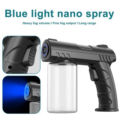 280ML Nano Mavi Işık Kablosuz USB Elektrikli Sprey Berber, Tıraş Sonrası, Buhar ve Dezenfeksiyon İçin – Bahçe Atomizer Aracı