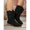 2025 Fall/Winter New Arrival Women's Versatile Martin Boots 5 Fashionable Suede Martin Boots