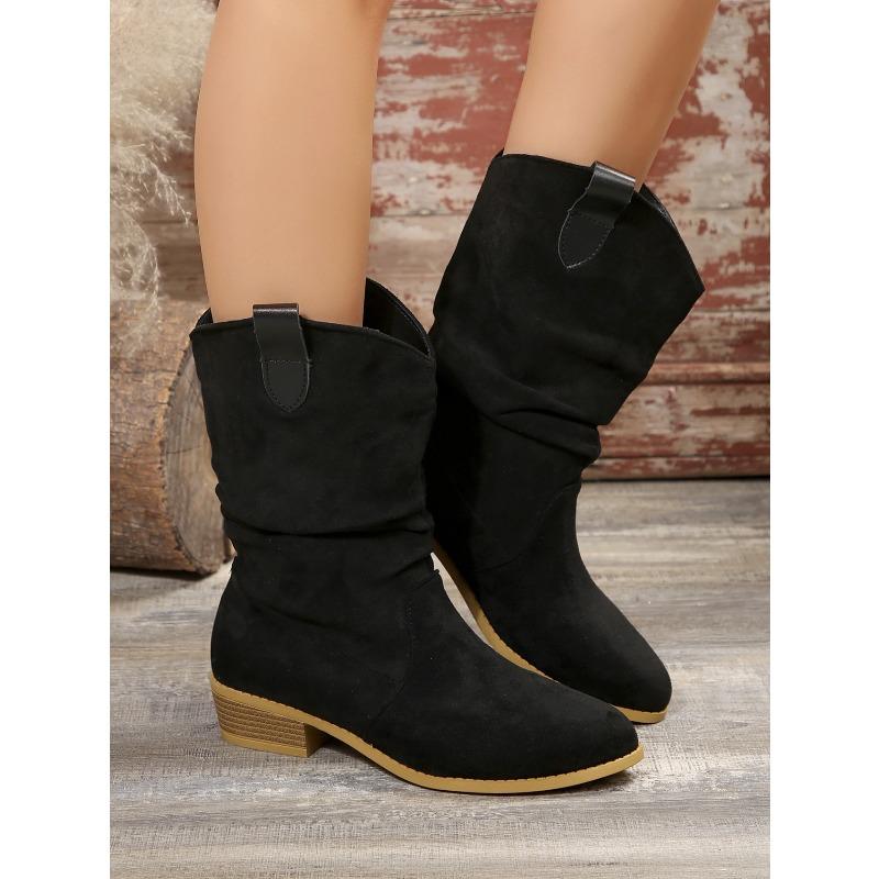 2025 Fall/Winter New Arrival Women's Versatile Martin Boots 5 Fashionable Suede Martin Boots