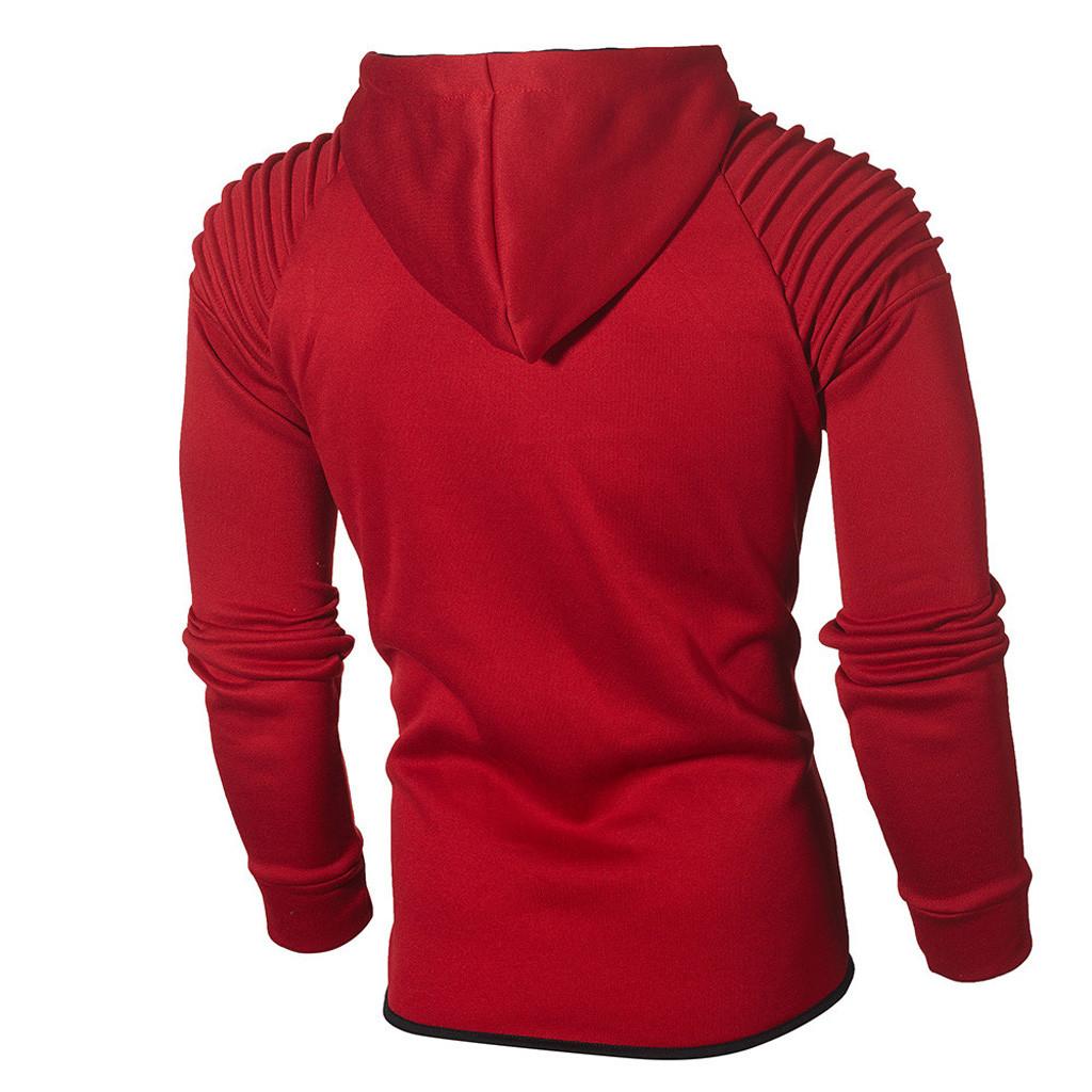 Seturi Top Hanorac cu Buzunar de Iarnă pentru Bărbați + Pantaloni Costum Sport Trening