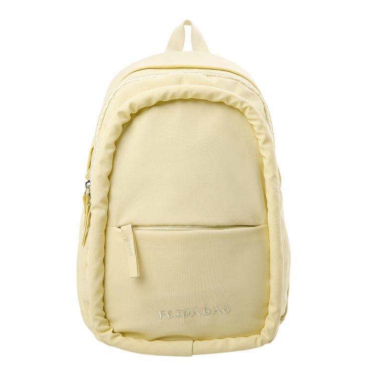 Schoolbag junior high school girls lightweight and simple spine protection to reduce the burden of versatile large-capacity schoolbag out of high