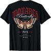 Back Print Streetwear Hip Hop Retro Vintage Moth Butterfly T-Shirt
