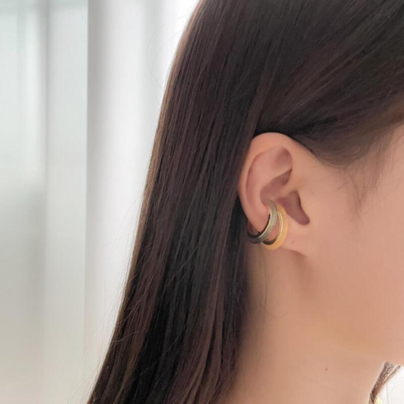 

Zudazo Women s Ear Cuff Earrings Line Bracelet Gold Plated brown