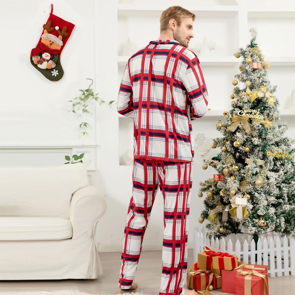 Christmas Parent-child Family Set Home Printed CHRISTMAS PAJAMAS Two-piece Set