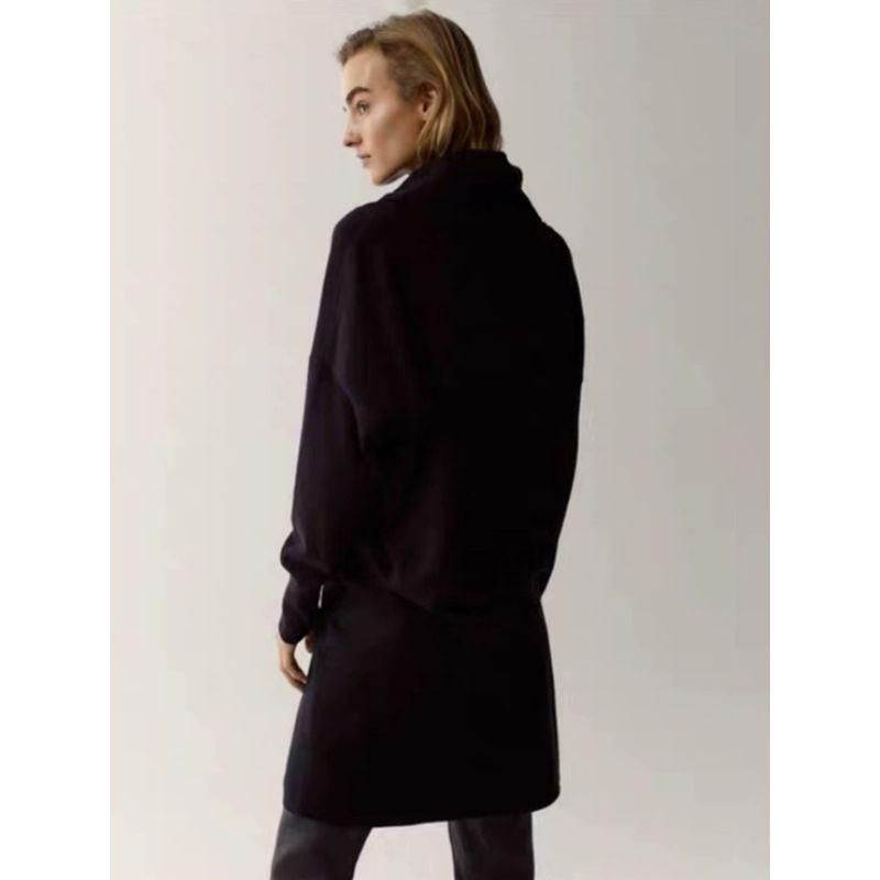 MD Women's Clothing Autumn New Arrival Fashion Style Drop-Shoulder Long-Sleeve Sweater Turtleneck Knitting Woolen Sweater Female 05635541800