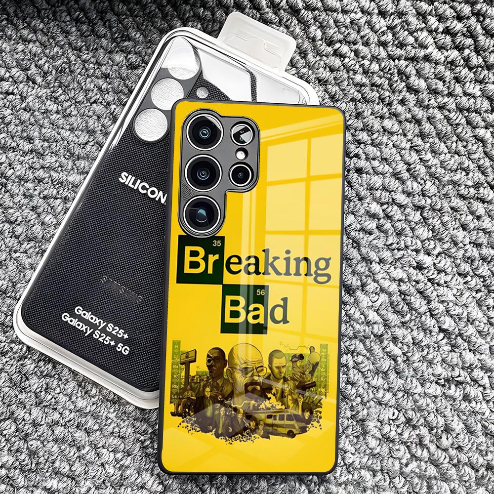 B-Breaking Bad H-Heisenberg-es Phone Case For Samsung S26 Ultra S25 Edge Ultra S23 S22 S21 S20 Ultra Plus S24 Fe A25 Glass Cove