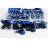 51 PCs Boxed PU-6/PE-6/PZA-6/PY-6/PV-6/PG-6/PK-6 Pneumatic Connectors Kit 6mm Outer Diameter of the Hose Pipe Tube Air