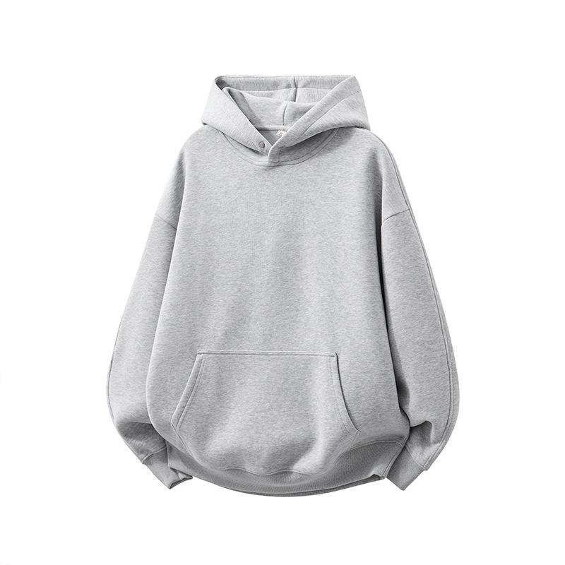 High-End American Men's Heavyweight Pullover Hoodie - Casual Autumn Trendy Jacket