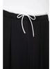 Pure Color Women High Waist Black Pants Solid Elastic Waist Wide Leg Pant Woman Fashion Lace Up Casual Loose Pants Streetwear