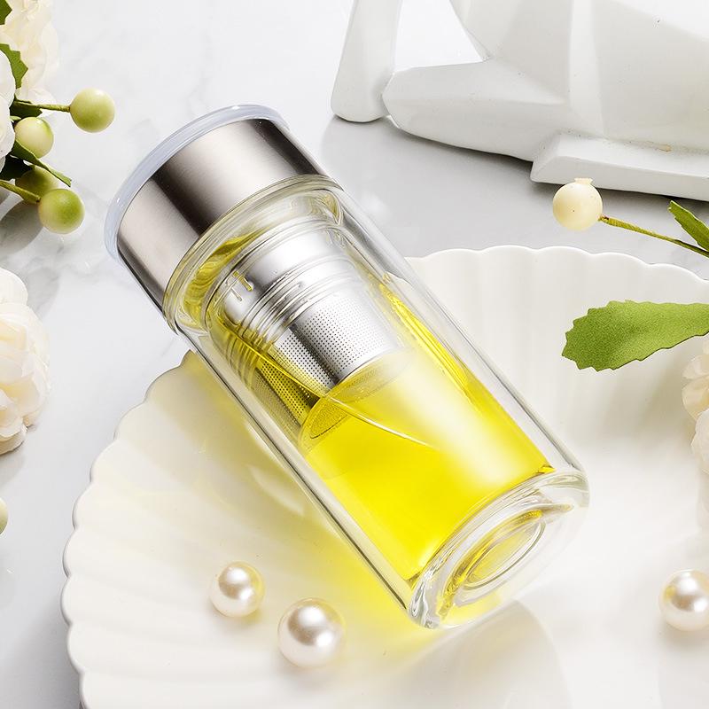 

Mercury Flotus Lotus Custom Стеклянная чашка для чая для мужчин и женщин Портативная усовершенствованная двухслойная стеклянная чашка 101-200ml белый