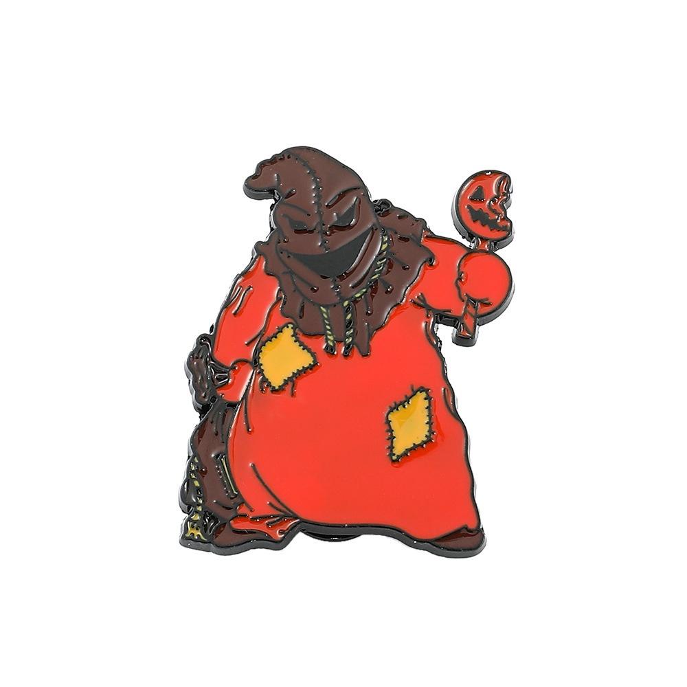 Drop Processed Oil Brooch Stylish Gothic Witch Pin Halloween Theme European And American Style