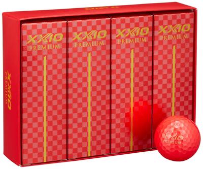 Golfový míček DUNLOP XXIO Premium 2020 Model 1 tucet Royal Red (12 kusů)