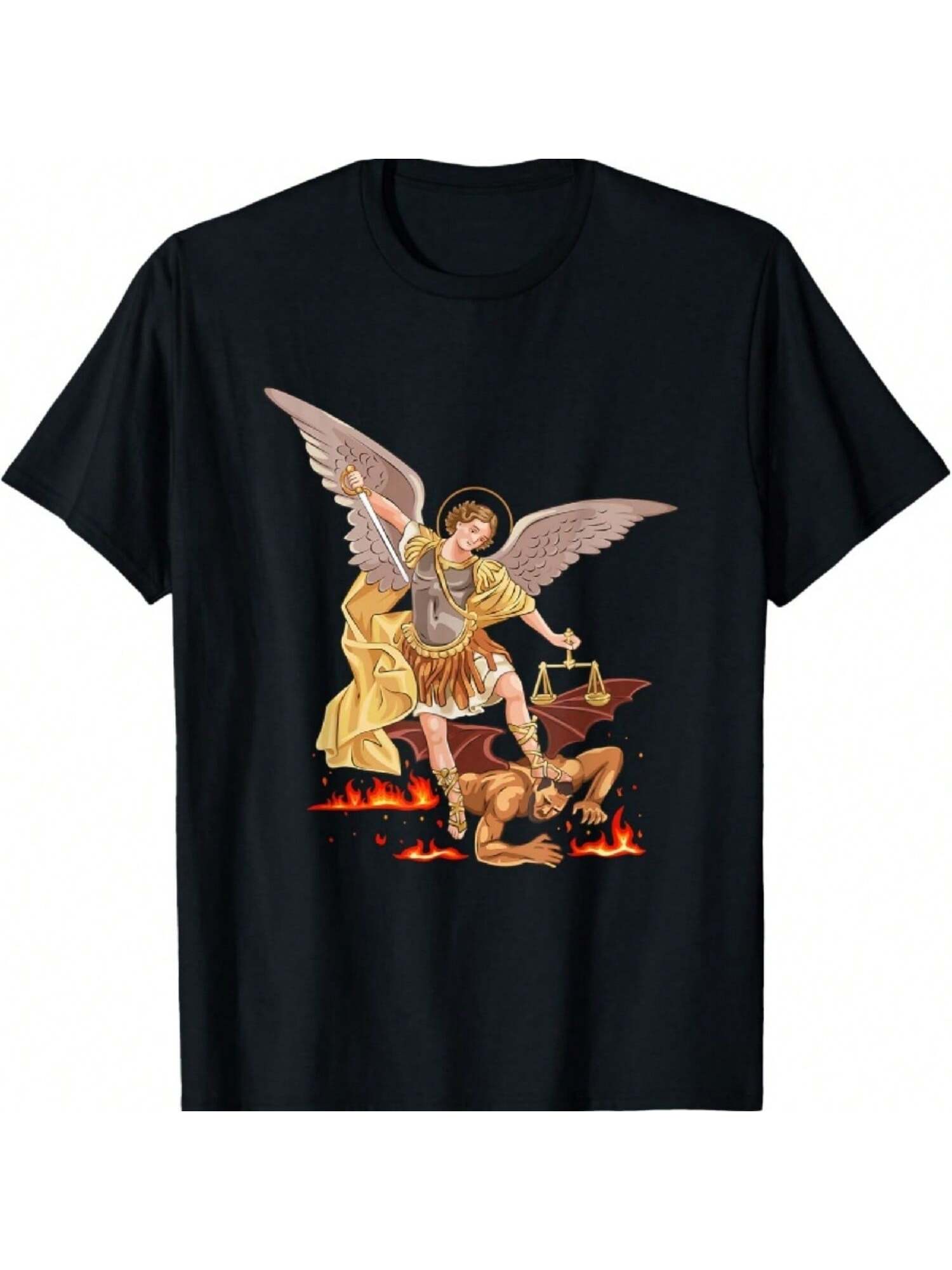 

Saint Michael The Archangel T-Shirt1 XXXXXL чёрный