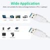 USB 3.0 Extension cable White USB3.0 A Male to Male Cord Extension USB 3.0 male to male cable extender for Radiator TV Box