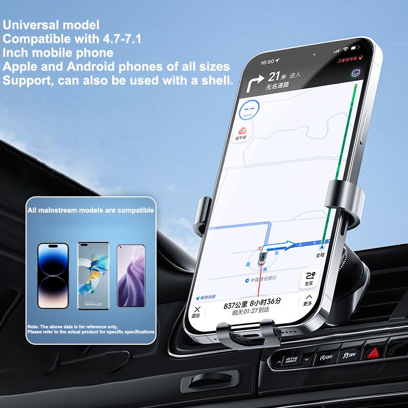 Car Air Vent Phone Mount, Stable & Secure,360°Rotation,Case Friendly,Compatible for All iPhone Series and 4-7 Inches Cellphone