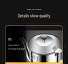 Stainless Steel Leak-Proof Oil Can with Filter, Large Capacity Kitchen Storage Bottle