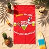 VfB Stuttgart (1) Theme Beach Towel Sand Resistant Soft And Comfortable Suitable For The Pool Camping Yoga And Diving A Travel Essential