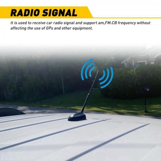 Car 11" Car Antenna Mast Vehicle Aerial Roof Radio A/FM Signal Booster Universal