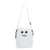2025 Winter neue kleine quadratische Nylon-Tasche, lustige und süße Mini-Tasche mit Cartoon-Motiv, Handytasche für männliche und weibliche College-Studenten