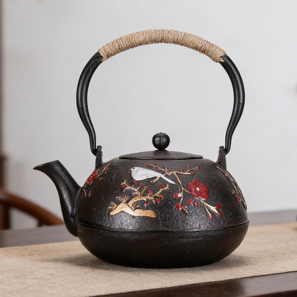 Handmade Iron Tea Pot Japanese Style Cast Iron Water Heater Tea Brewing Home Use Tea Pot Tea Set From Mainland China