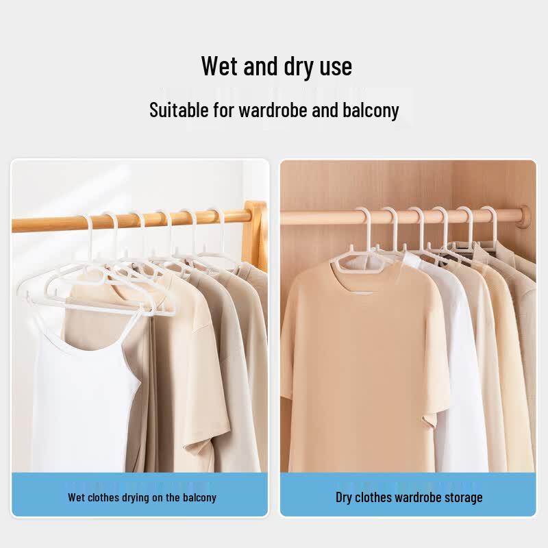 Non-Slip Seamless Plastic Clothes Hanger
