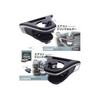 Tsuchiya Yac Drink Holder, Driver's Seat SY-CO5 and Passenger's Seat SY-CO6 Set, for Toyota Corolla Cross (10 Series), Black and Silver