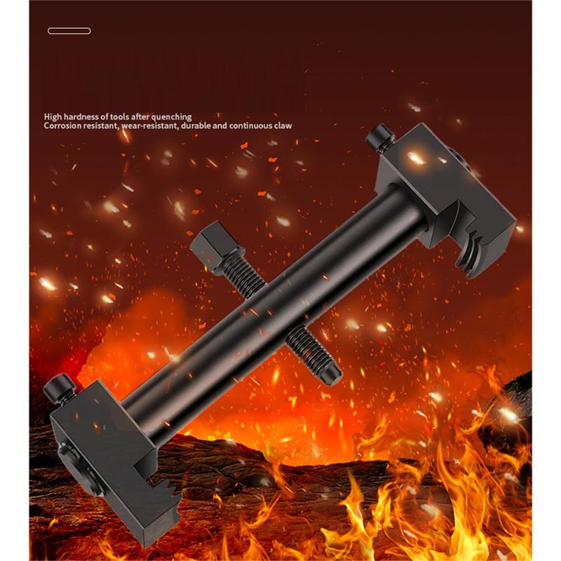 ABLZ-Ribbed Drive Pulley Puller Crankshaft Remover Car Adjustable Steering Wheel Disassembly Universal Repair Tool Set