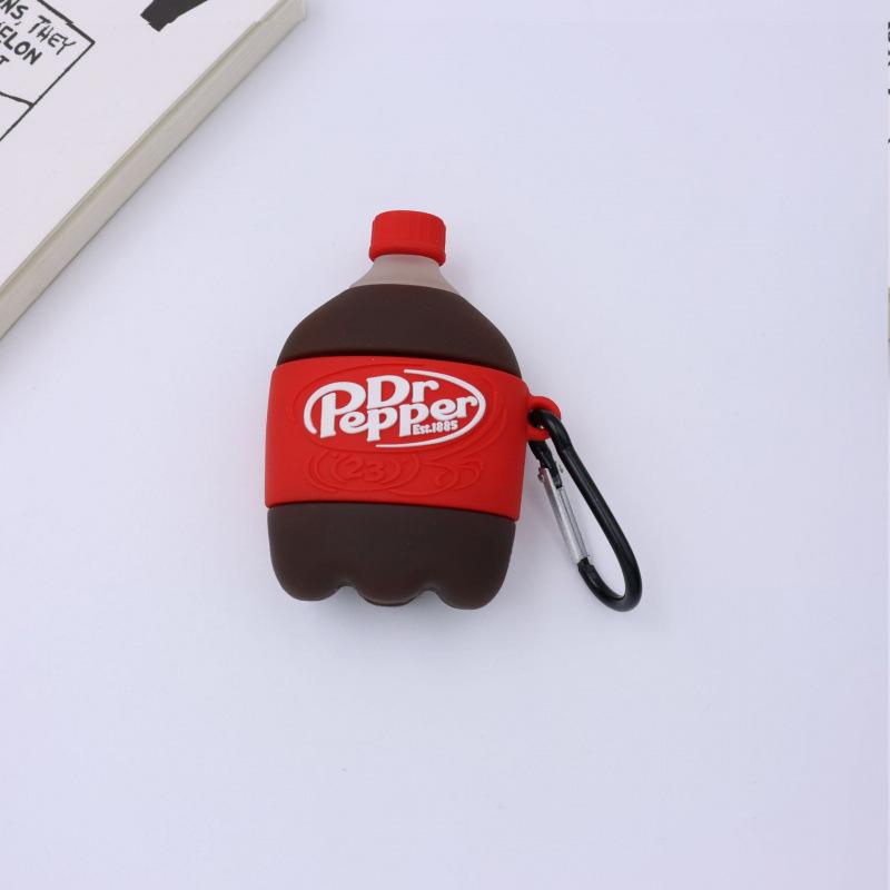 Apple AirPods 1/1/1 generation pro/1 creative beverage bottle bluetooth headset protective case anti-drop soft glue