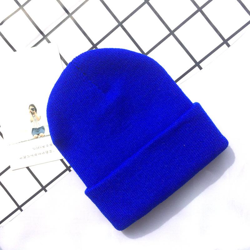 Custom Embroidery Logo Design Blank Plain Unisex Cheap Kids Children Baby Infant Beanies