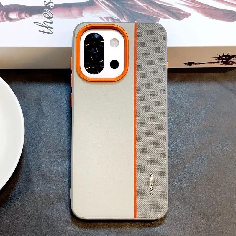 Simple Case For OnePlus 15 Case Luxury PU Silicone Leather Phone Back Cover For OnePlus15 5G One Plus 15 Protect Shell Bumper