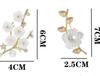 Fashion Brooches Jewelry Vintage Pearl Brooch Rhinestone Plum  Ladies Elegant Fashion  Wedding Jewelry