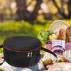 Grills Tragetasche Kochgeschirr Organizer Outdoor-Esstasche Kochutensilien Tasche für Wandern und BBQ mit Schutzfutter