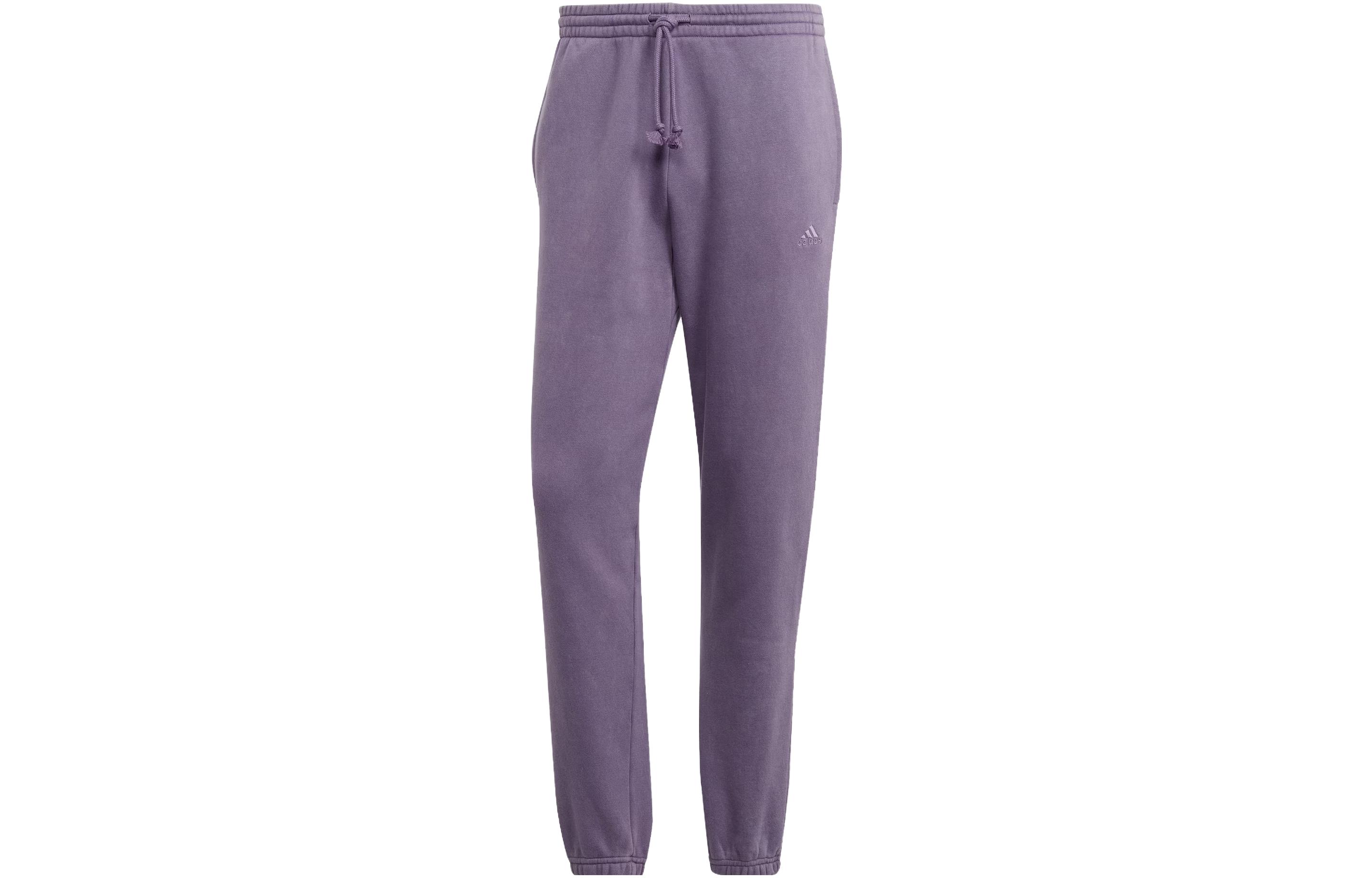 Adidas All Szn Garment Wash Pants Knitted Sweatpants Men s Dark Gray Violet IJ6933 S