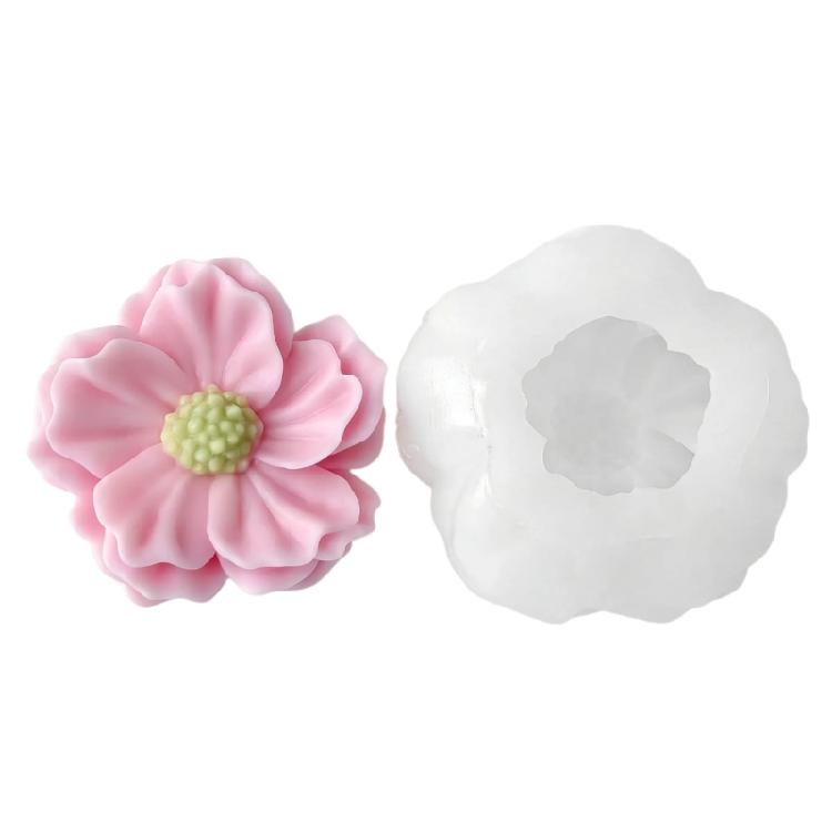 

Flower Silicone Fondant Molds Heat Resistant Fondant Silicone Mould for Candle Soap Fondant Chocolate Dessert Baking