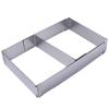 Rectangle/Square Adjustable Mousse Cake Ring Retractable Baking Mold Household Cake Mold  Dough