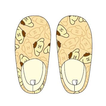 

Slippers Sanrio x Multicolor [Nishio] Drawing-san Size Approx. 22-24cm