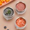 6Pcs with Lid Sauce Cup 304 Stainless Steel Dipping Bowl Salad Dressing Cup  French Fries