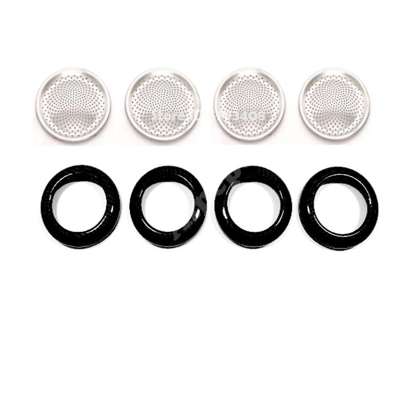For BYD  ATTO 3 YUAN PLUS   ABS 4-door Speaker Ring Cover car door Audio Sound Frame Loudspeaker Sticker Trim