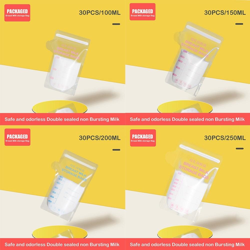 Save Space Breastmilk Storage Bags 100ml/150ml/200ml/250ml Breastfeeding Bags Breastfeeding Use
