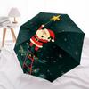 1pc Christmas Santa Fashionable Automatic Opening/Closing Folding Umbrella with 8 Bones, Windproof Portable, Daily Use143
