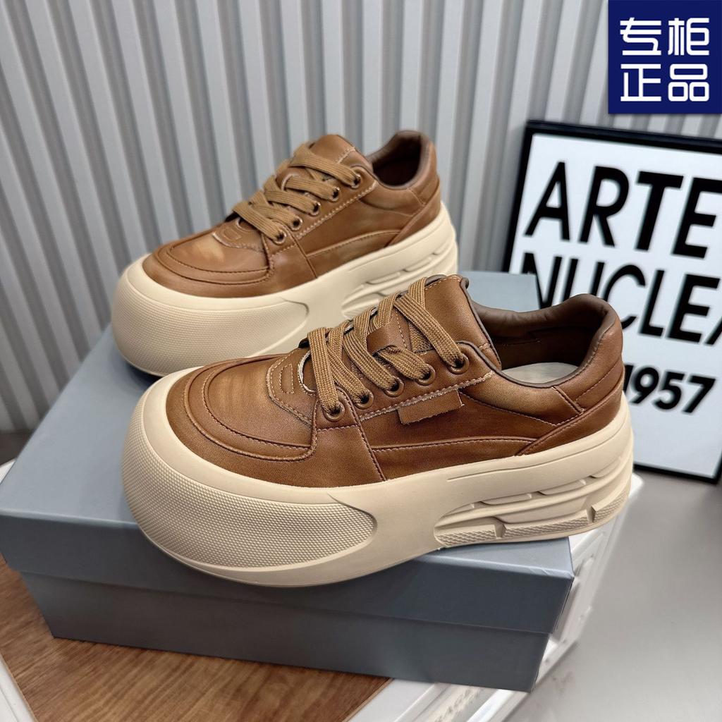 Jesienne damskie buty brzydkie urocze buty damskie na platformie gwiazda jesień chleb nowe buty casual podwyższające wzrost