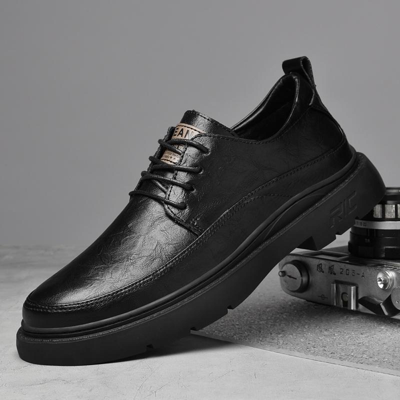 Pantofi Oxford din Piele Naturală pentru Bărbați, Încălțăminte Formală de Gală, Adidași cu Șireturi la Modă pentru Bărbați, Pantofi Casual de Afaceri pentru Nuntă, Petrecere, Birou