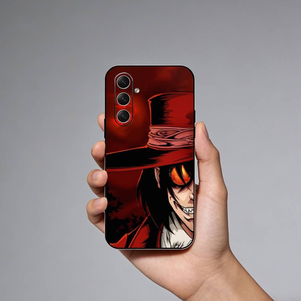 H-Hellsing Anime Cool Phone Case For Samsung Galaxy A73,A72,A71,A70,A52,A51 Others Soft Black Cover