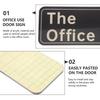 Acrylic Door Sign Office Signs Punch-Free For Decorate Home Meeting Room Simple Self-Adhesive Office Door Sign