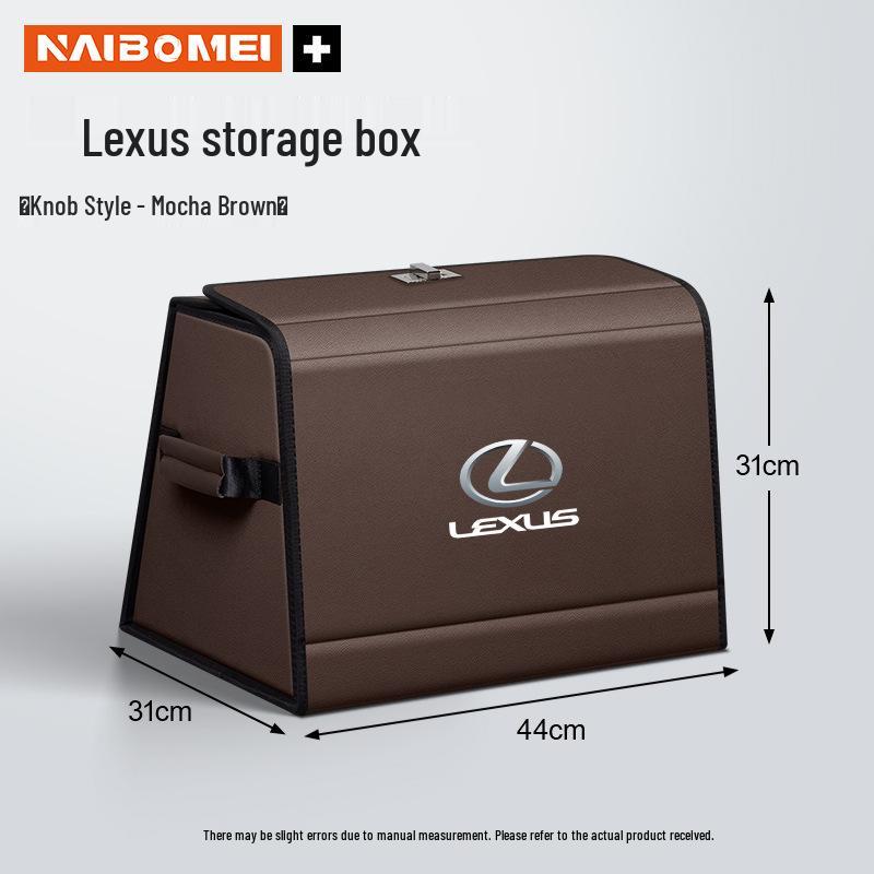 Pudełko do przechowywania w bagażniku samochodu Lexus dla modeli LS, ES, IS, RX, UX, NX, CT.