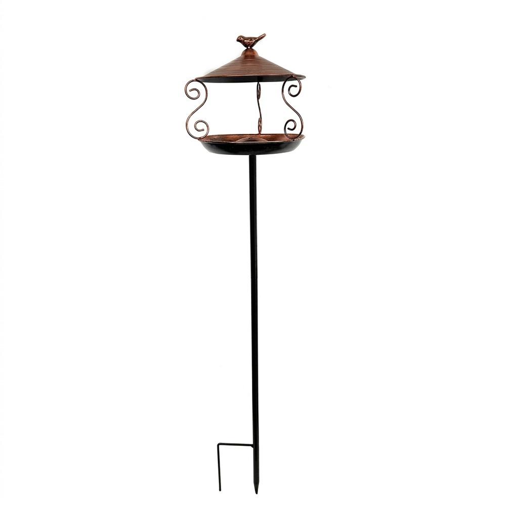 Large Capacity Standing Bird Feeder Weatherproof Hummingbird Feeder Wild Feeding Station Patio